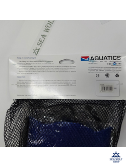 Ласты Aquatics TURBO JUNIOR детские с ремешком р.33-36