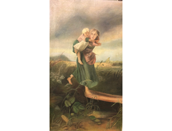 612-1/ Картина 60Х35, копия, холст, масло, 1950г