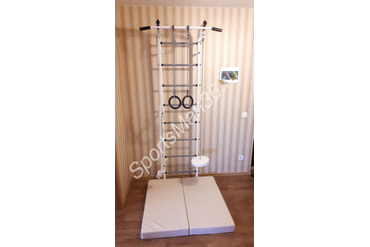 ДСК "Пионер-С1НМ", цвет белый, перекладины серые