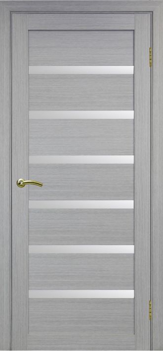 Межкомнатная дверь "Турин-507" дуб серый (стекло)