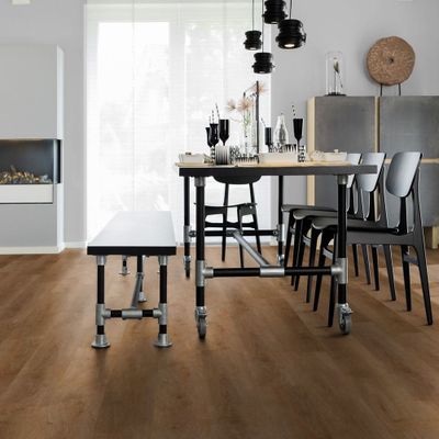 Виниловый пол Wineo 400 Wood L Дуб коричневый сбалансированный RLC285WL замковый с фаской и подложкой