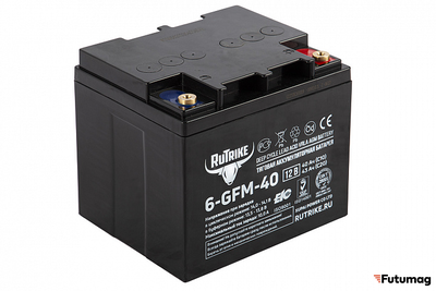 Аккумуляторная батарея RuTrike 6-GFM-40 (12V43A/H C20)