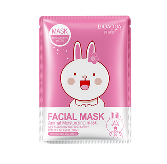 Коллагеновая маска с экстрактом сакуры BIOAQUA Animal Facial Mask Collagen