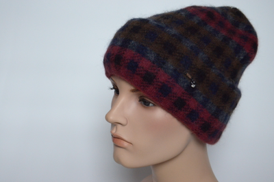 Vizio Италия 6944 CRY шапка бордовая