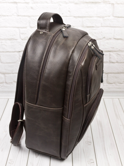 Кожаный рюкзак Rivarolo brown (арт. 3071-04)