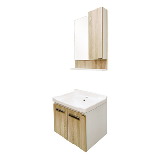 Тумба-умывальник "Рига-60" дуб сонома с раковиной COMFORTY 9335-60