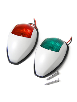 Огни бортовые светодиодные 103х61х65 мм, белый корпус