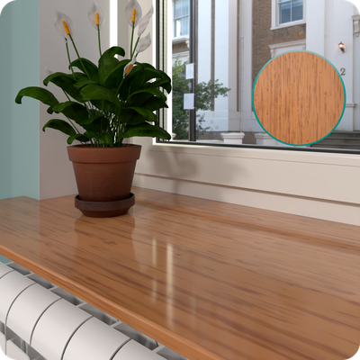 Акриловый подоконник Cherry wood 800х150х12 мм.