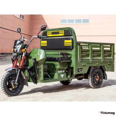 Грузовой электротрицикл Rutrike Антей-У 1500 60V1200W зеленый