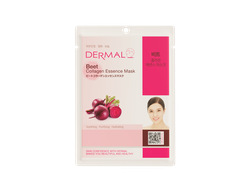 Dermal Beet Collagen Essence Mask / Dermal Тканевая маска с экстрактом свеклы и коллагеном (23 г)
