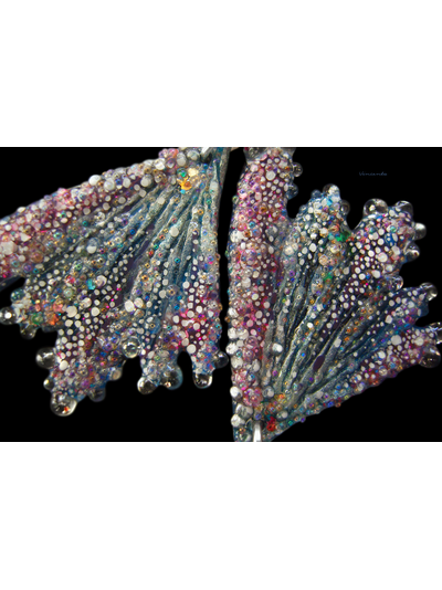 Коллекционные серьги "Крылышки весенней Лелефеи", лабрадоры и звёздочки