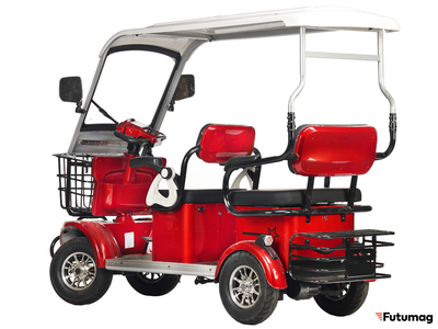 Электроскутер четырехколесный Rutrike Хара