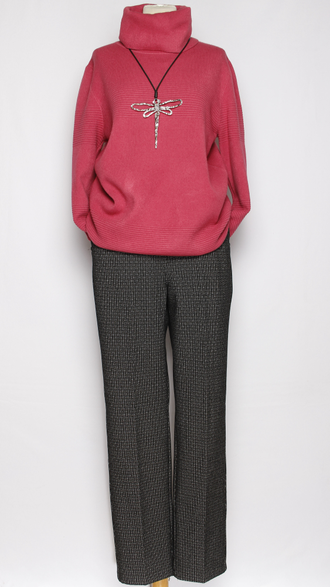 Свитер  хомут "ГЛАДКИЙ ВОРОТ"  бежевый, молочный, чёрный, серый, морская волна, коралл р.46-52