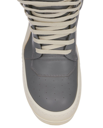 Converse x Rick Owens Lido Jumbo Laced Geobasket High Grey Milk