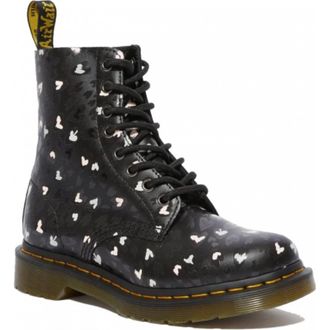 Обувь DR.MARTENS 1460 с сердцами черные