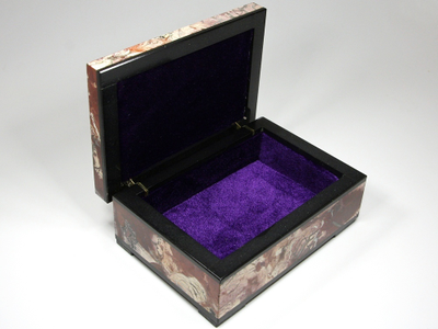 Шкатулка Яшма с крышкой на шарнирах, Россия (109*77*44 мм, 447 г) №26665