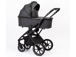 Коляска 2в1 Peppy Tecla 2024 Shadow Antrazit Chrome Edition, Графитовый