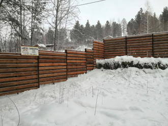 Деревянный забор высота 1,5 м