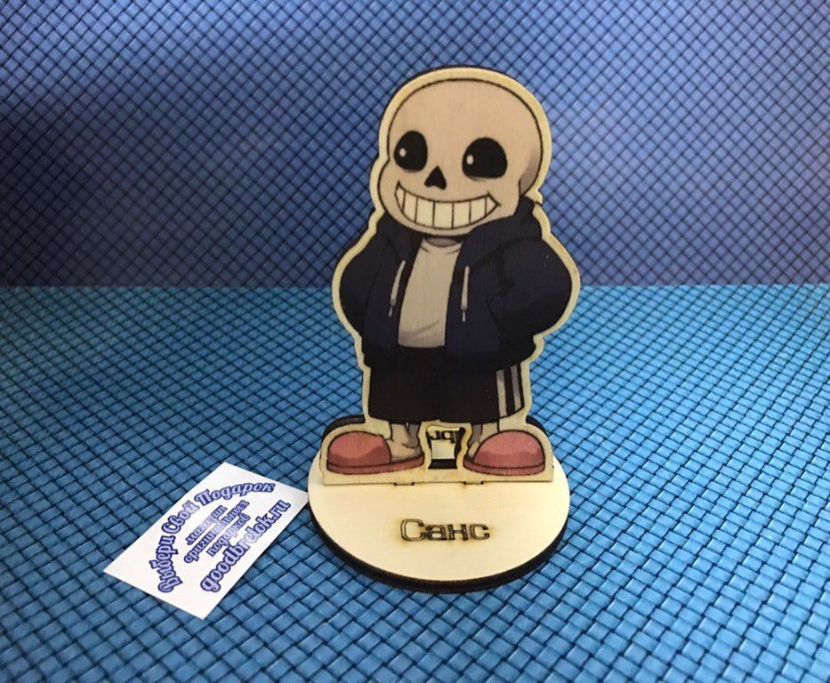 Фигурка из дерева Санс (Sans) Undertale, товары андертейл купить ...