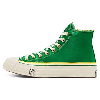 Кеды Converse All Star 167060 зеленые высокие мужские фото