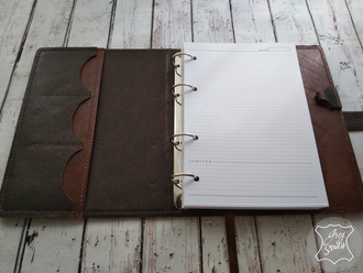 Именной ежедневник - органайзер в твердой обложке с гравировкой