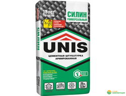 Армированная штукатурка цементная Юнис (Unis) Силин Универсальный, 25кг
