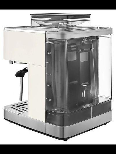 Полуавтоматическая эспрессо машина с кофемолкой KitchenAid, фарфорово-белый, 5KES6551EPL