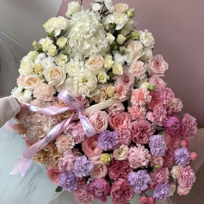 КОРЗИНА МИКС ЦВЕТОВ №35