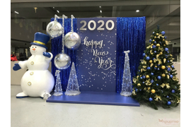 Новогодняя фотозона разработка и производство