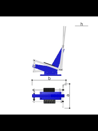 Уличный тренажер «Эллиптический» Romana 207.50.05