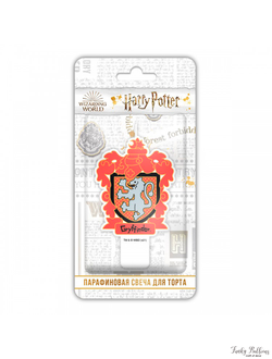 Парафиновая свеча "Гарри Поттер" Чиби Герб красный