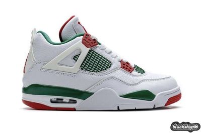Nike Air Jordan 4 Retro Green/White/red (40-45)