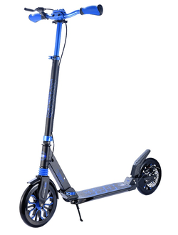 Городской самокат Sportsbaby City Scooter MS-230D черно-синий