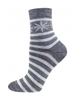 Носки женские полушерсть Брестские Arctic Арт. 19с1494 рис. 045 т.серый