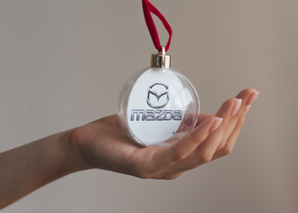 Елочные шарики с эмблемой компании