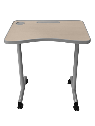 Парта трансформер одноместная ШСТ57 с литой кромкой