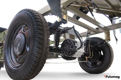 Грузовой электротрицикл Rutrike D4 NEXT 1800 72V1500W зеленый