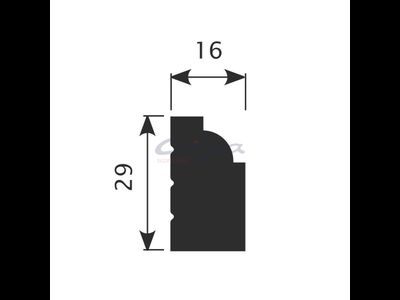 Молдинг MX004 - 29*16*2000мм