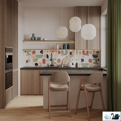 Плитка Gracia Ceramica Wabi-Sabi green wall 01 30x90 настенная