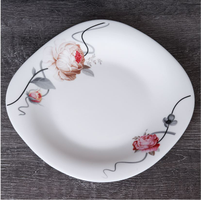 Столовый сервиз "Чайная роза квадро 13пр."