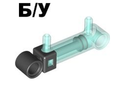 ! Б/У - Pneumatic Cylinder with 2 Inlets Small (32mm), Trans-Light Blue (x189c01 / 4529337) - Б/У