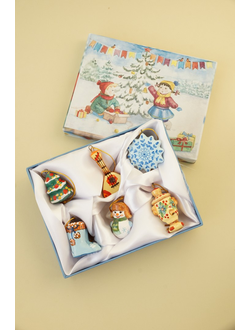 Комплект ёлочных игрушек "Зимушка-зима"