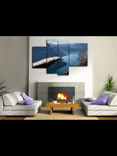 Модульная картина "Акробатика на природе"