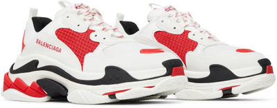 Balenciaga Triple S Sneaker White Black Red