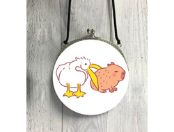 Сумка круглая Капибара, Kapibara-san №21