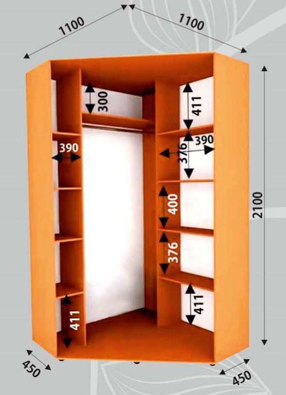 Купить Шкаф-купе угловой 110х110 в Севастополе, Симферополе, Ялте и ...