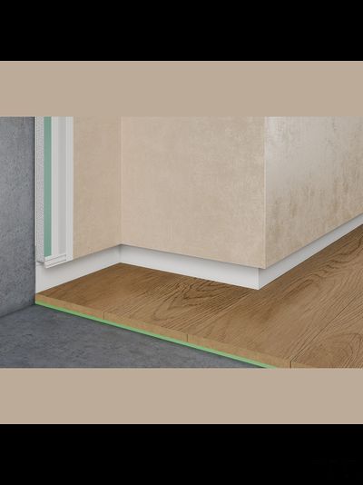 Теневой плинтус скрытого монтажа Pro Design 7209 Белый Муар