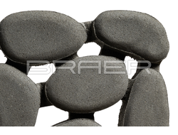 Газонная решётка Грин Галет серый 80 мм Браер