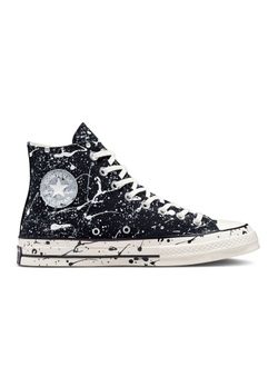 Кеды Converse Chuck Taylor 70 Archive Paint Splatter Черные Высокие A01171C