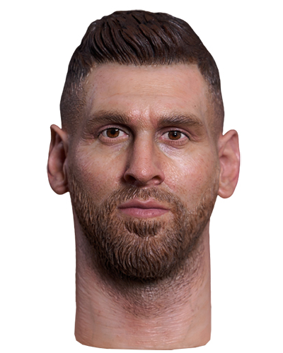 Скульпт с шеей (Лионель Месси) - 1/6 Messi head sculpture (MM003) - MM TOYS